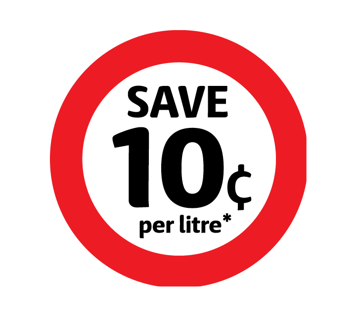 Fuel Discount Save 10c per litre offer